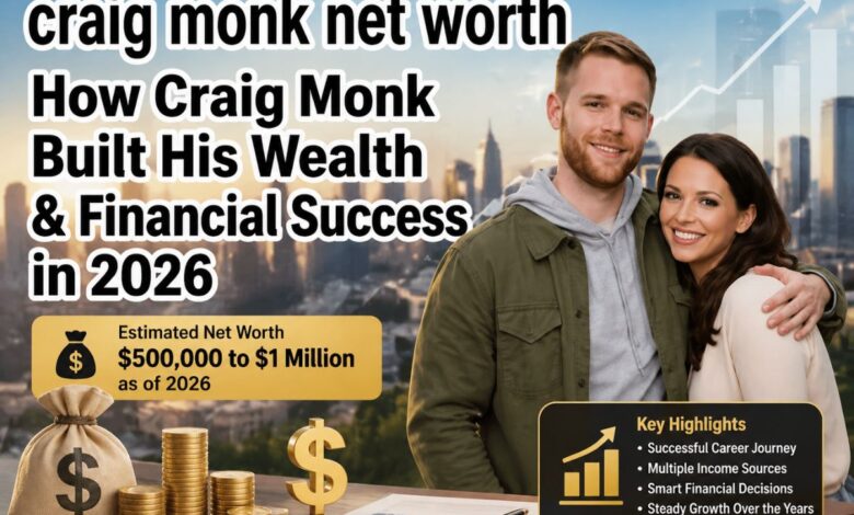 craig monk net worth​
